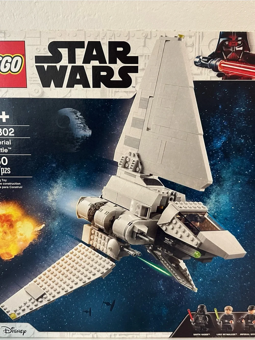 Star Wars White & Gray Buildable Imperial Shuttle Set